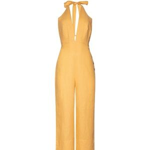 Keoni halter jumpsuit | Slow fashion linen jumpsuit